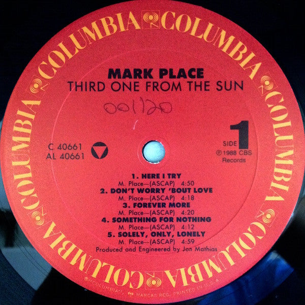 SEALED: Mark Place - Third One From The Sun