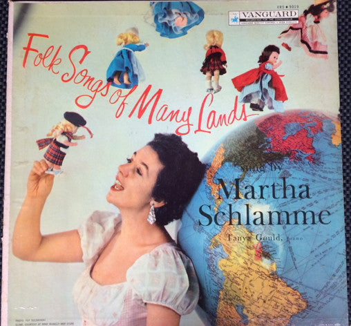 Martha Schlamme - Sings Folk Songs Of Many Lands