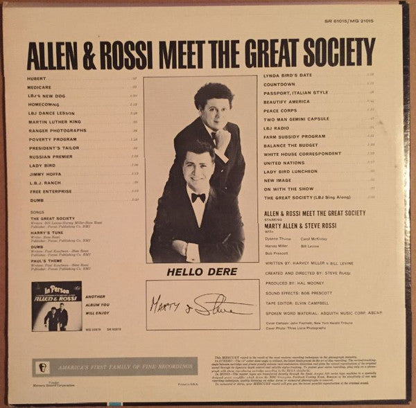 Marty Allen, Steve Rossi (3) - Meet The Great Society