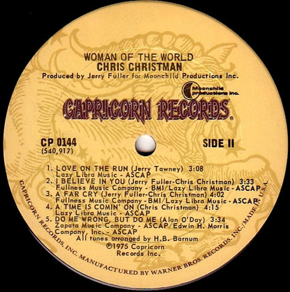 Chris Christman - Woman Of The World