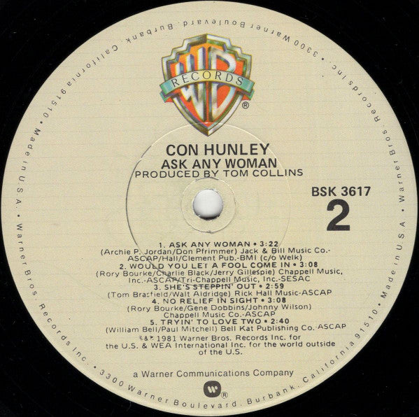 Con Hunley - Ask Any Woman