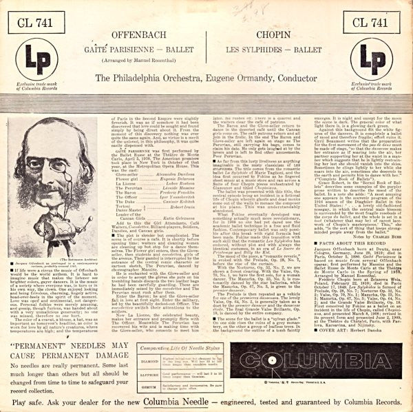 The Philadelphia Orchestra, Eugene Ormandy - Gaîté Parisienne - Les Sylphides