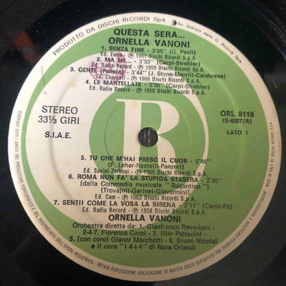 Ornella Vanoni - Questa Sera...