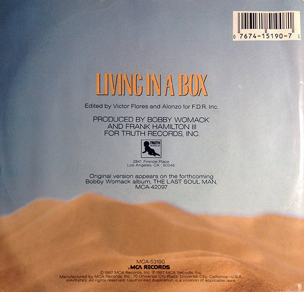 7": Bobby Womack - Living In A Box