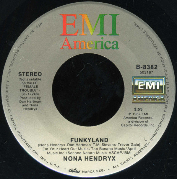 7": Nona Hendryx - Why Should I Cry?