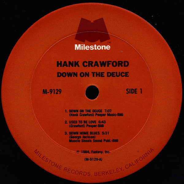 SEALED: Hank Crawford - Down On The Deuce