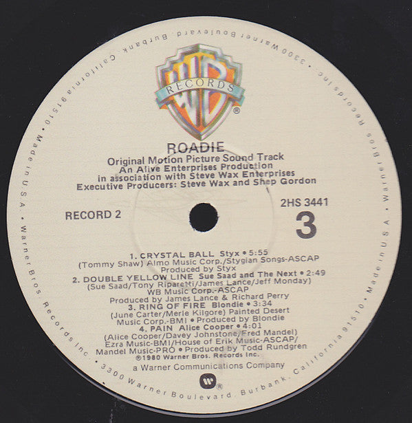 Various - Roadie (Original Motion Picture Sound Track)