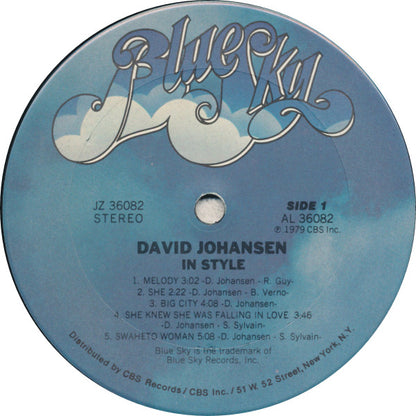 David Johansen - In Style