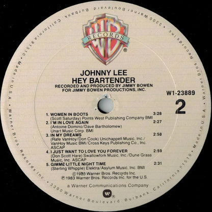 Johnny Lee - Hey Bartender