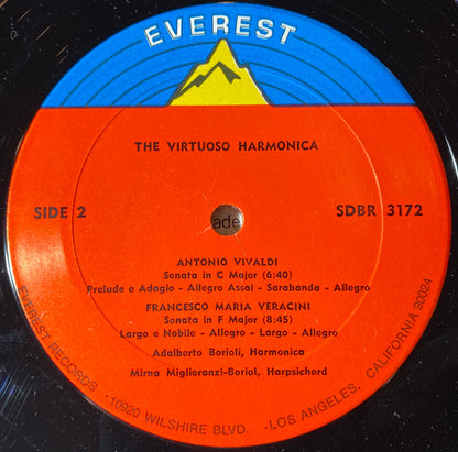 Jean-Baptiste Loeillet, Benedetto Marcello, Francesco Maria Veracini, Antonio Vivaldi, Adalberto Borioli, Mirna Miglioranzi Borioli - The Virtuoso Harmonica, Four Sonatas By