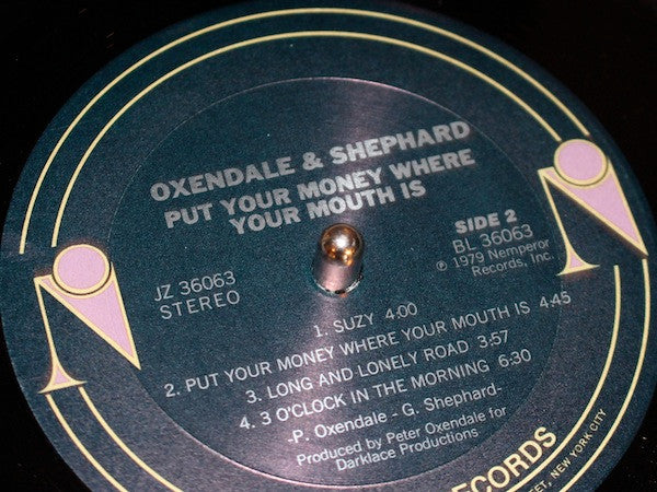 SEALED: Peter Oxendale, Gerry Shephard - Put Your Money Where Your Mouth Is