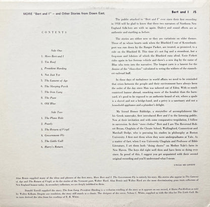 Marshall Dodge, Robert Bryan - More Bert And I ... And Other Stories From Down East