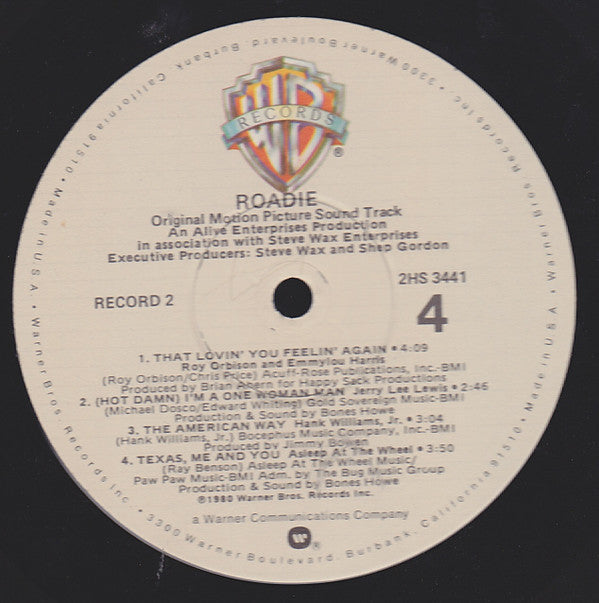 Various - Roadie (Original Motion Picture Sound Track)