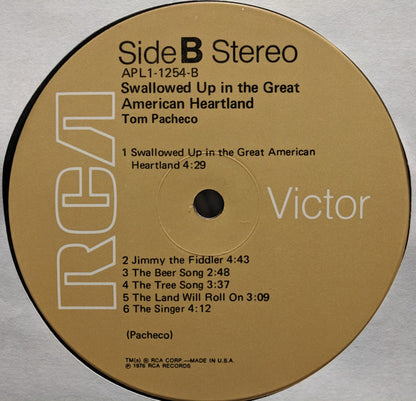 Tom Pacheco - Swallowed Up In The Great American Heartland