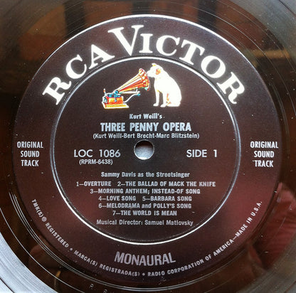 Bertolt Brecht, Kurt Weill, Sammy Davis Jr. - Three Penny Opera (An Original Soundtrack Recording)