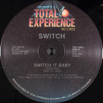 12" Single: Switch - Switch It Baby