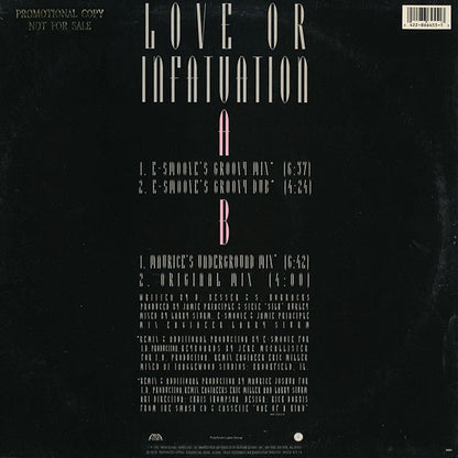 12" Single: Jamie Loring - Love Or Infatuation