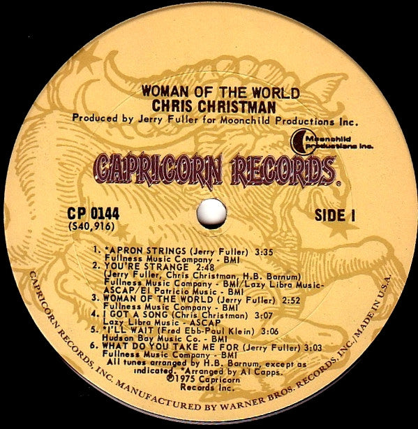 Chris Christman - Woman Of The World