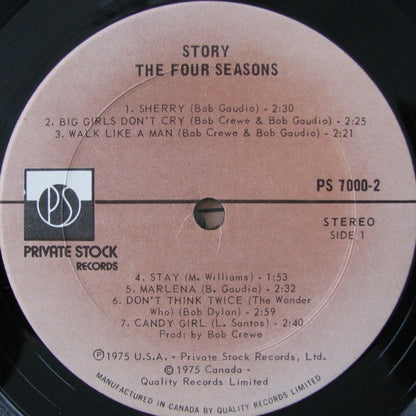 The Four Seasons - The Four Seasons Story