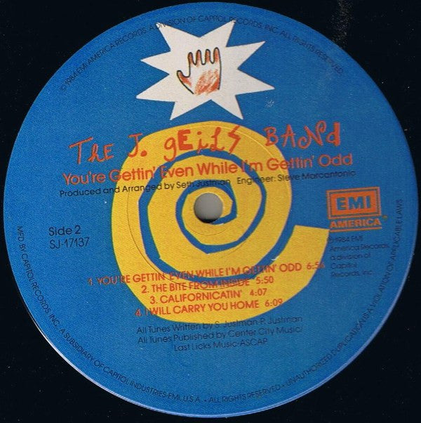 The J. Geils Band - You're Gettin' Even While I'm Gettin' Odd