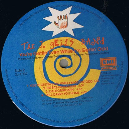 The J. Geils Band - You're Gettin' Even While I'm Gettin' Odd