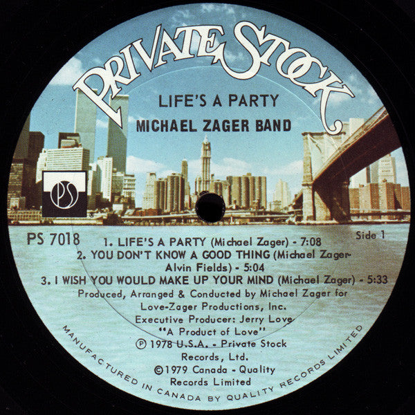 The Michael Zager Band - Life's A Party