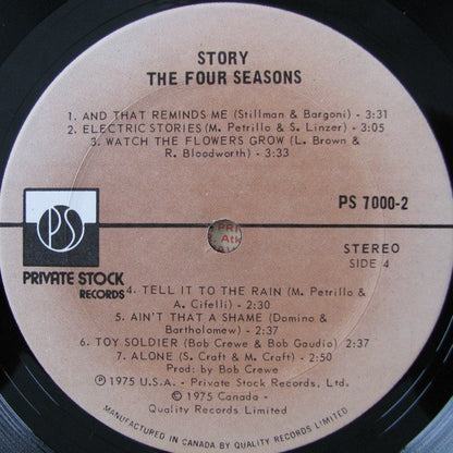 The Four Seasons - The Four Seasons Story