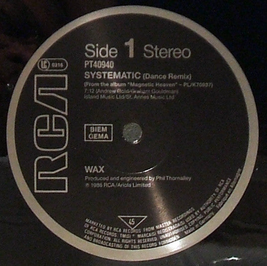 12": Wax (6) - Systematic