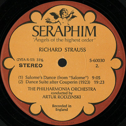 Richard Strauss, Philharmonia Orchestra, Artur Rodzinski - Death and Transfiguration / Dance of the Seven Veils (Salome) / Dance Suite after Couperin (1923)