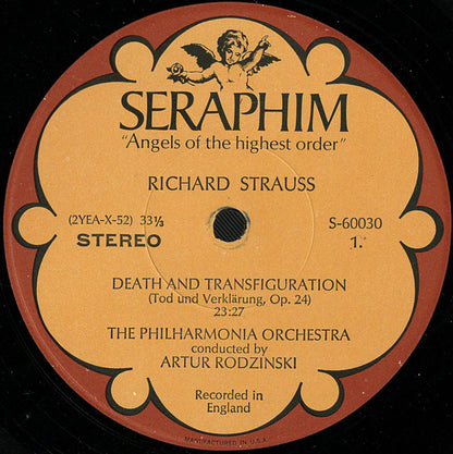 Richard Strauss, Philharmonia Orchestra, Artur Rodzinski - Death and Transfiguration / Dance of the Seven Veils (Salome) / Dance Suite after Couperin (1923)