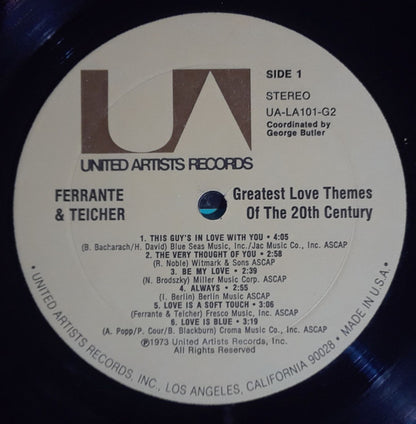 Ferrante & Teicher - Greatest Love Themes Of The 20th Century