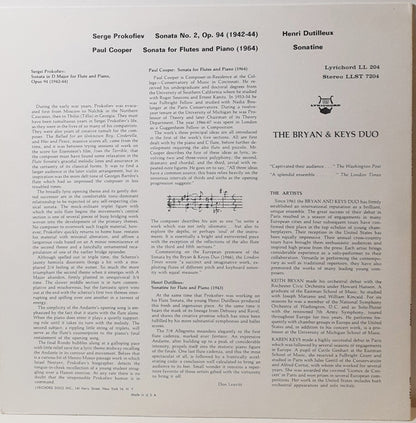 Sergei Prokofiev, Paul Cooper, Henri Dutilleux, The Bryan And Keys Duo - 20th Century Sonatas For Flute And Piano