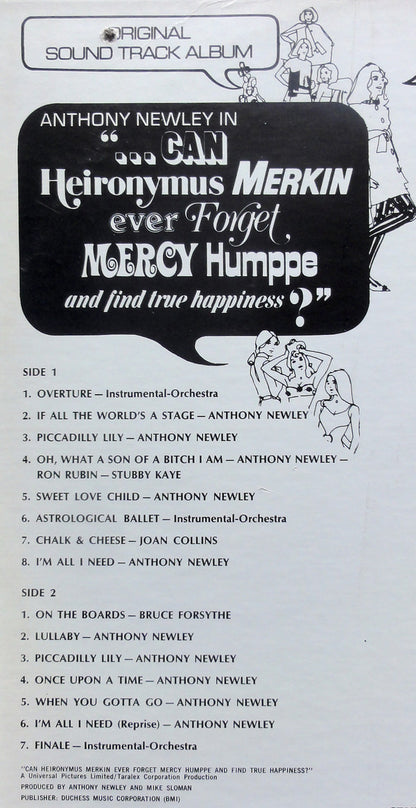 Anthony Newley - Can Heironymus Merkin Ever Forget Mercy Humppe And Find True Happiness?