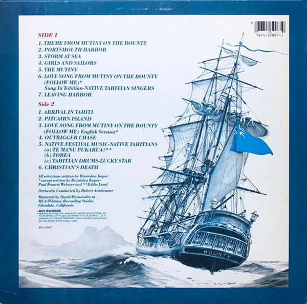 Bronislaw Kaper - Mutiny On The Bounty (The Original Soundtrack Recording)