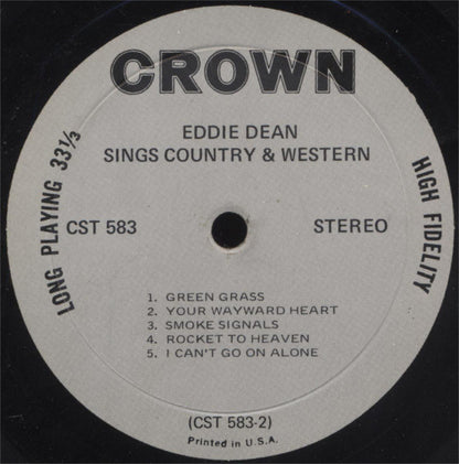 Eddie Dean - Sings Country & Western