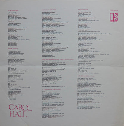 Carol Hall - If I Be Your Lady