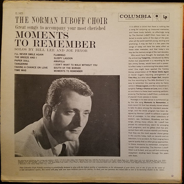 Norman Luboff Choir - Moments To Remember