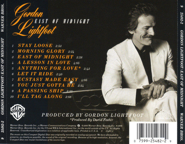 Gordon Lightfoot -  East Of Midnight