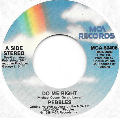 7" Single: Pebbles - Do Me Right