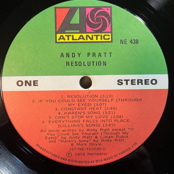 Andy Pratt - Resolution