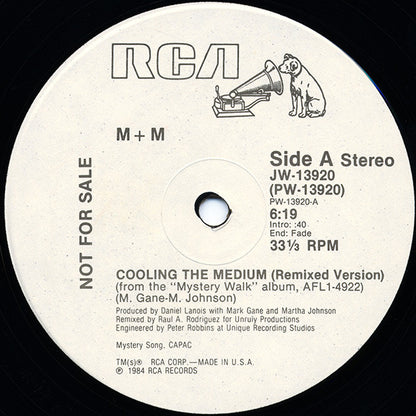 12" Single: M + M - Cooling The Medium