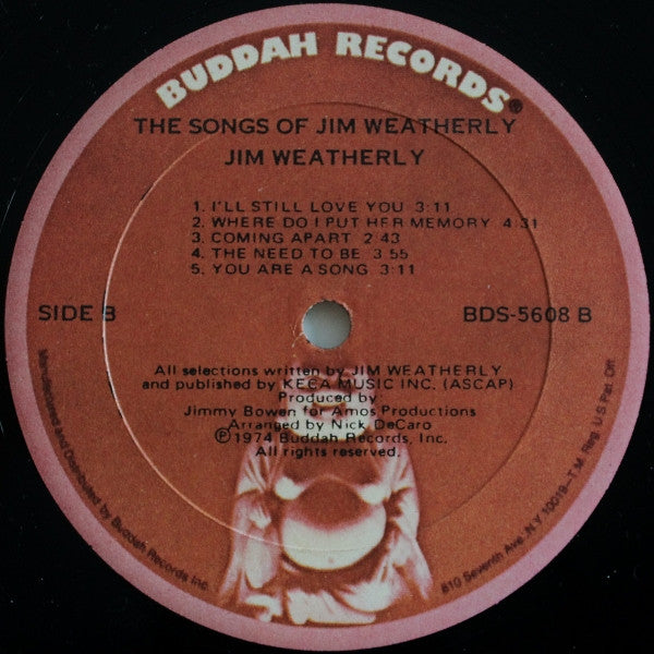 Jim Weatherly - The Songs Of Jim Weatherly