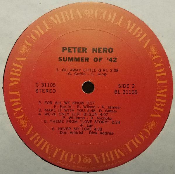 Peter Nero - Summer Of '42