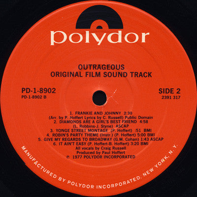 Paul Hoffert - Outrageous!: Original Film Soundtrack