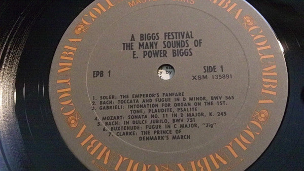 E. Power Biggs - A Biggs Festival - The Many Sounds Of E. Power Biggs