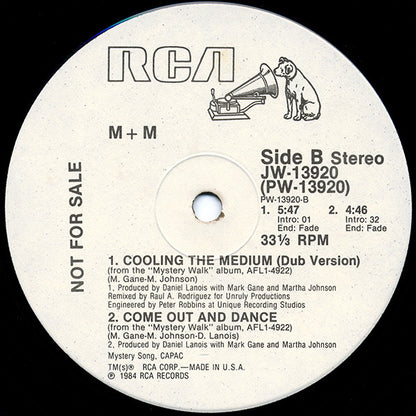 12" Single: M + M - Cooling The Medium