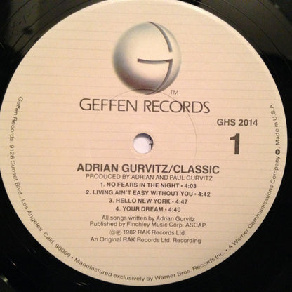 Adrian Gurvitz - Classic