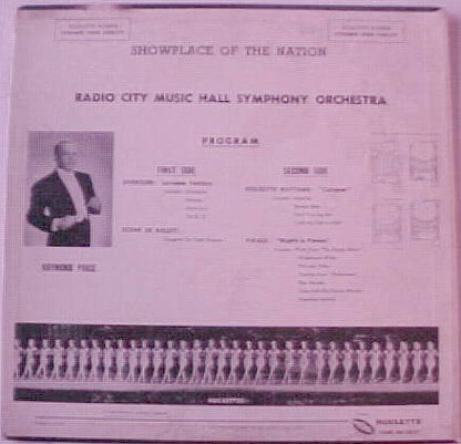 Raymond Paige - Showplace Of The Nation