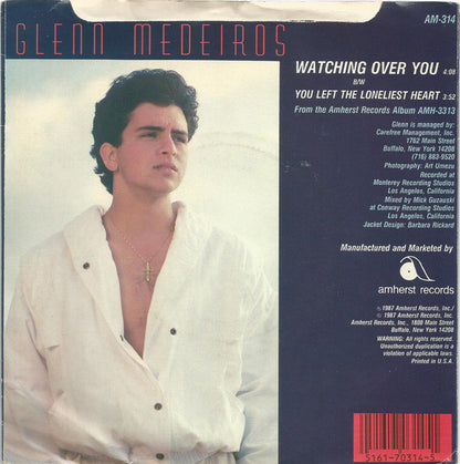 7" Single: Glenn Medeiros - Watching Over You