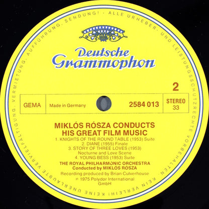 Miklós Rózsa, Royal Philharmonic Orchestra - Miklós Rózsa Conducts His Great Film Music